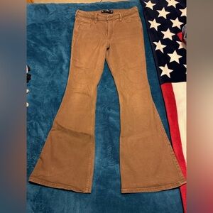 Hollister Brown Flare Pants